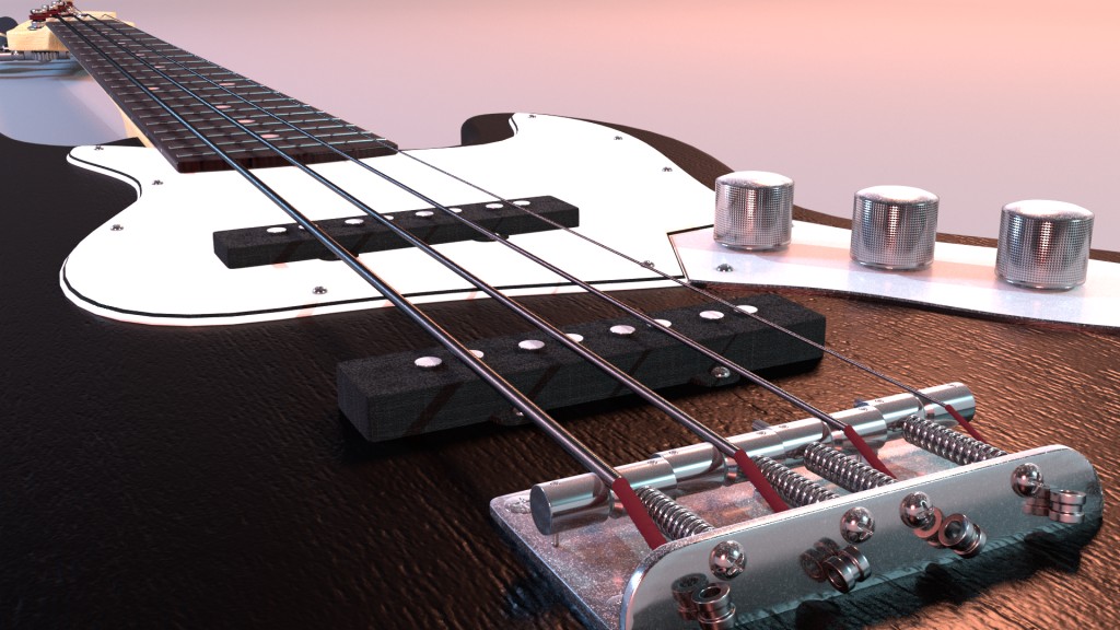Eastcoast Bass Guitar [High Poly] preview image 2
